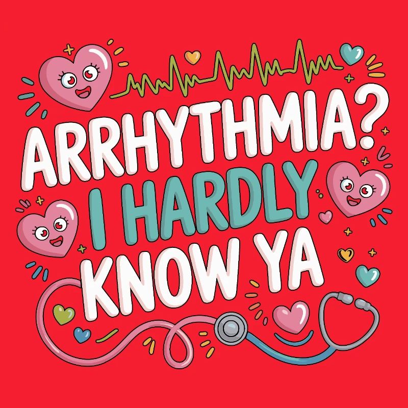 Cardiac Tech Arrhythmia I Hardly Know Ya Echo Tech