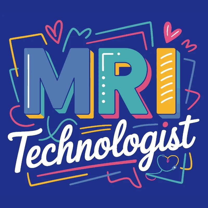 Explosion des couleurs du technologue IRM