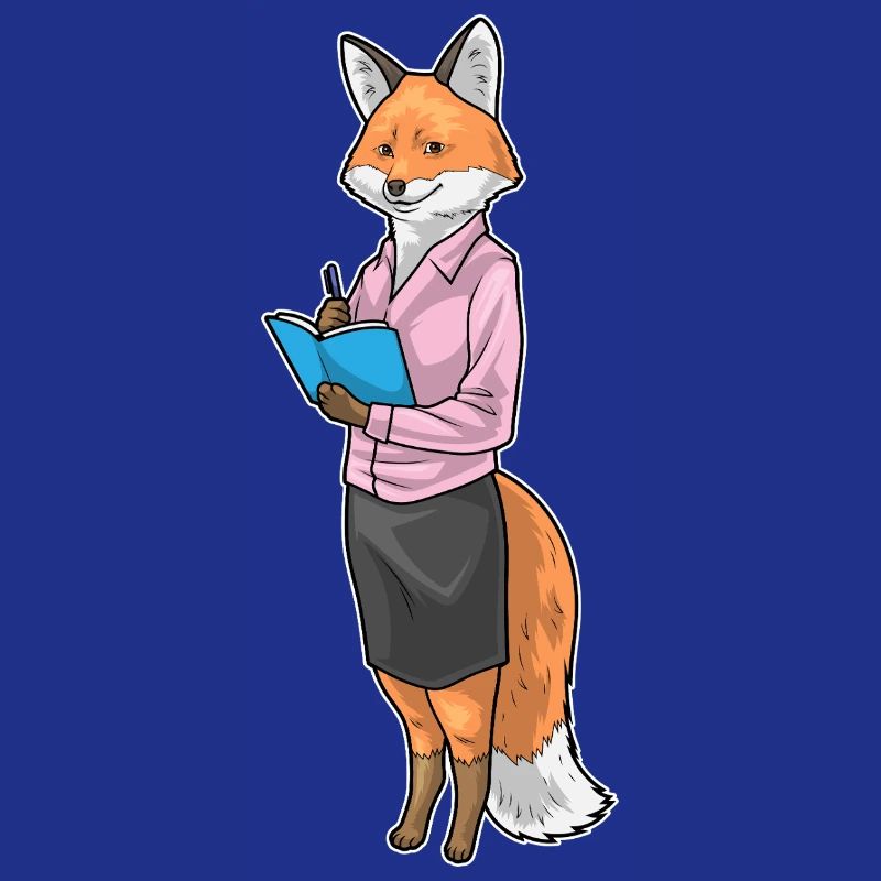 Bureau du carnet de notes du secrétaire Fox