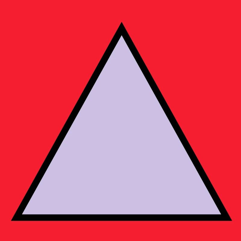 hipster triangle dreieck form