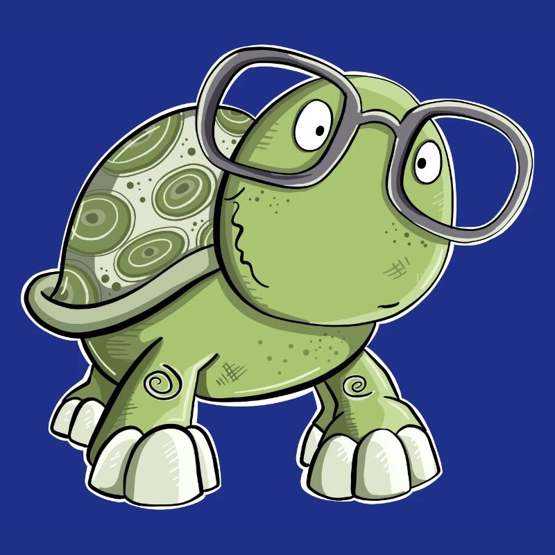 Turtle with glasses