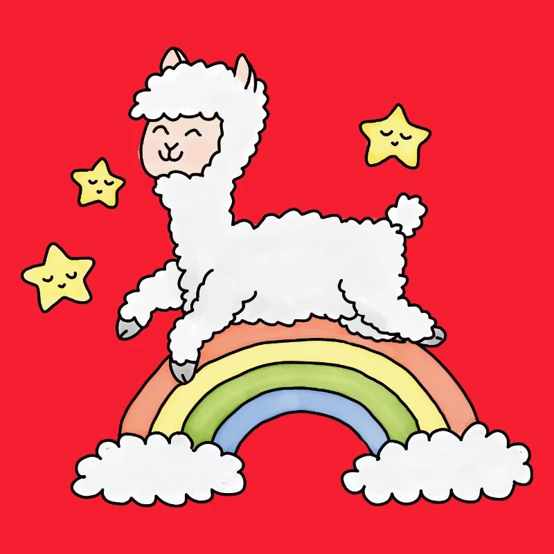 Alpaca Rainbow Dream