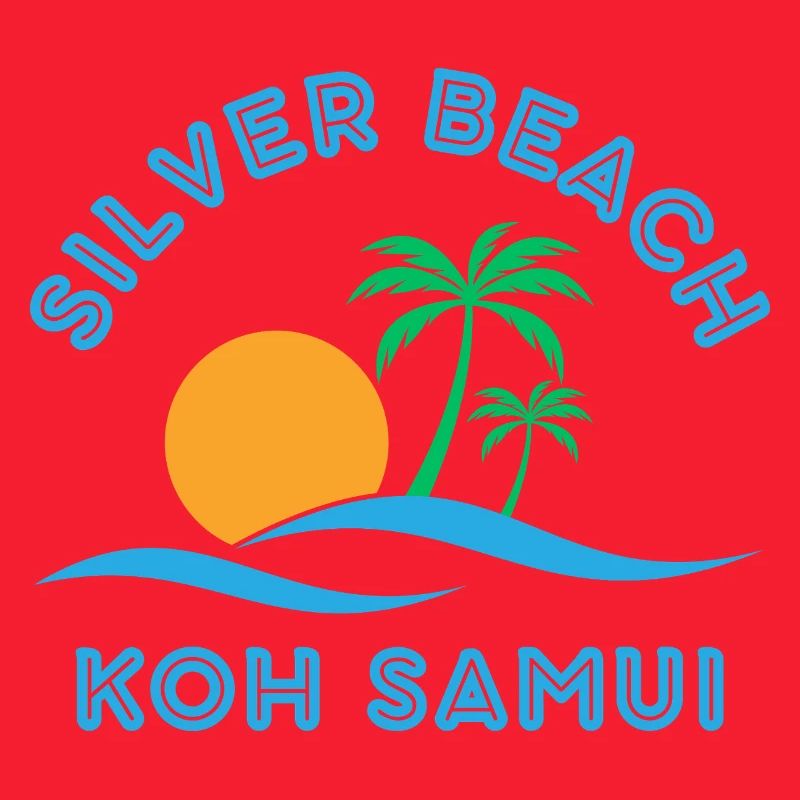 Silver Beach Koh Samui Coucher de soleil