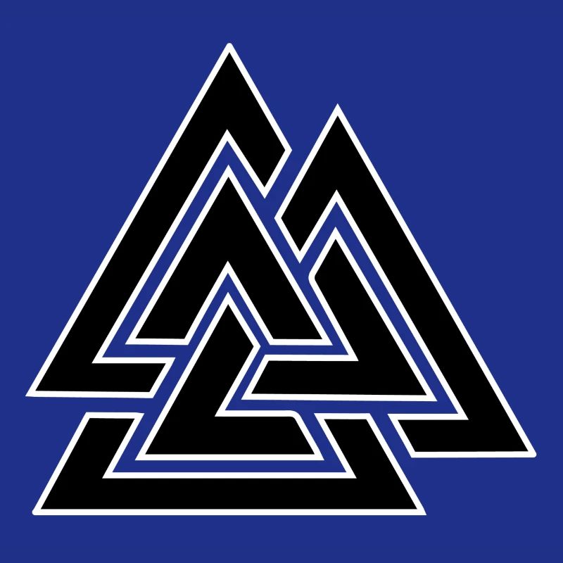 Triangular intertwined pattern