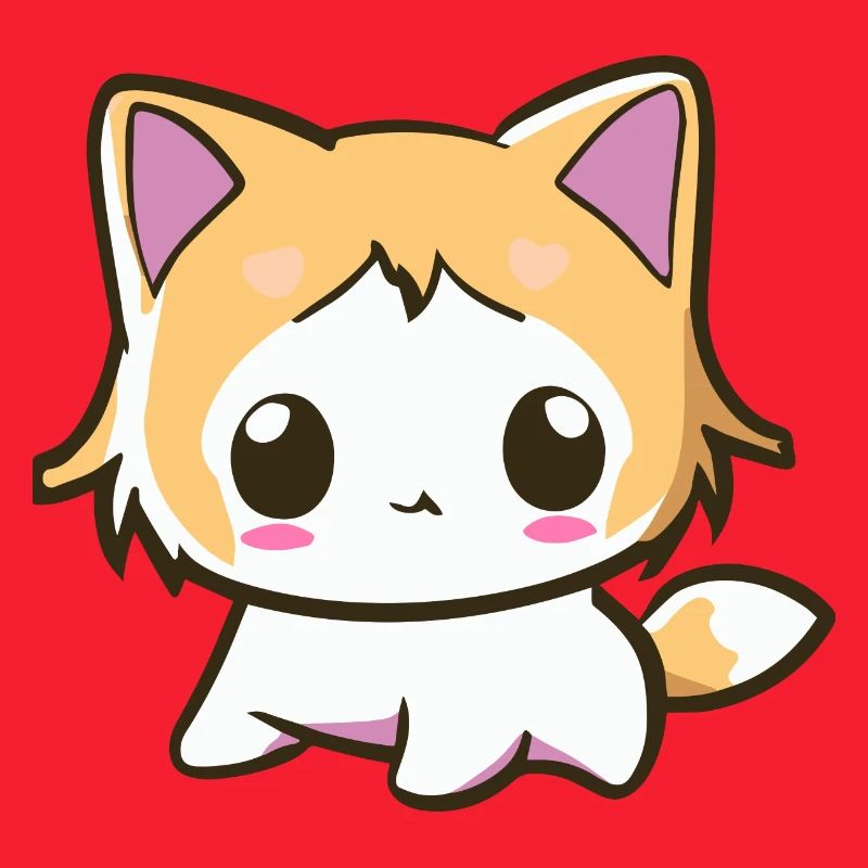 Kawaii Chibi Cat - Mignon chaton d’anime