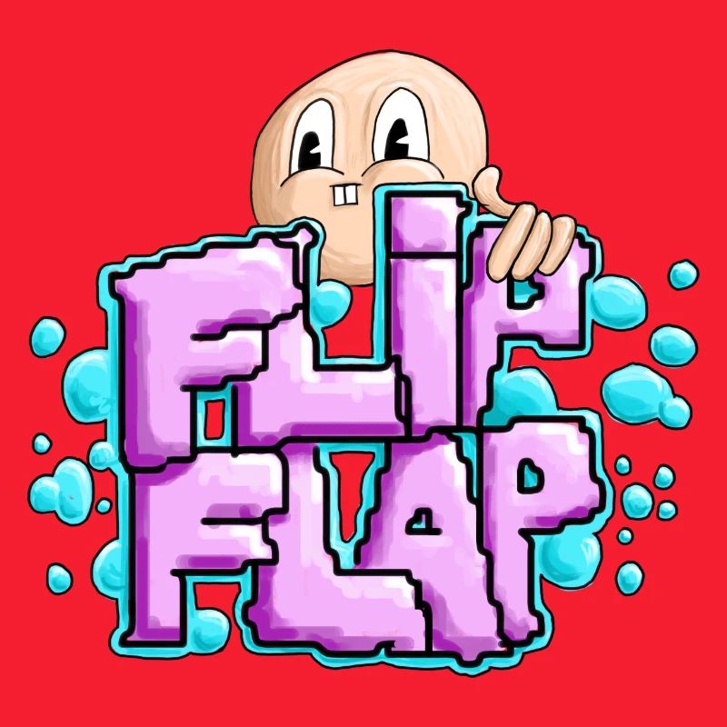 Fun Graffiti Bubble Flip