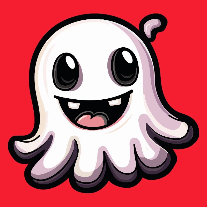 Geist Halloween Niedlich Comic