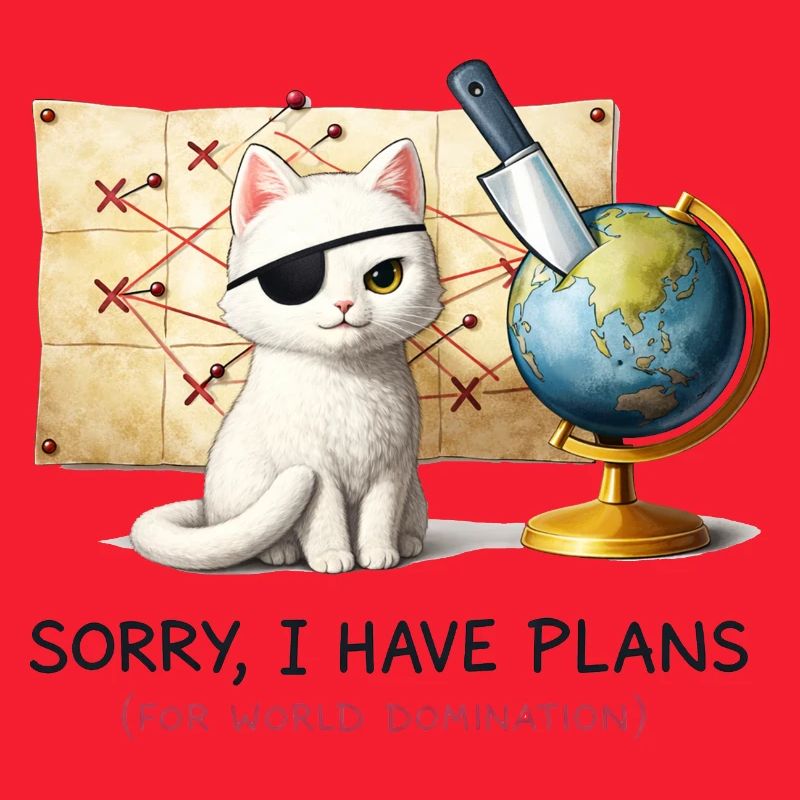 Evil Cat World Domination Plans