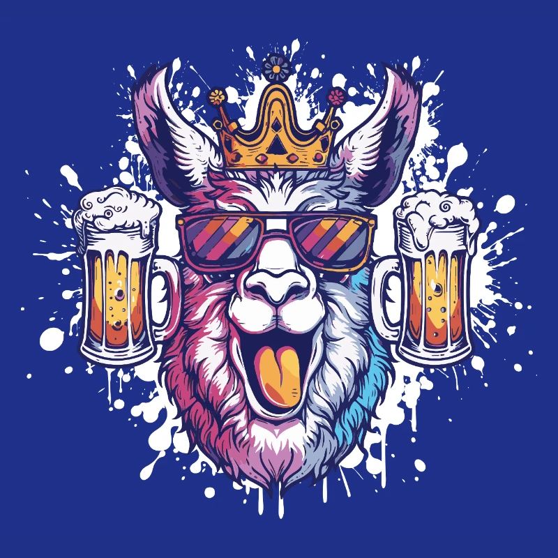 Alpaca Beer Funny