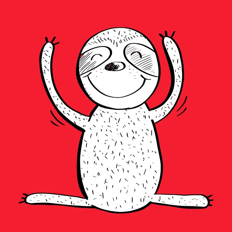 Happy Sloth - Comic - Animals