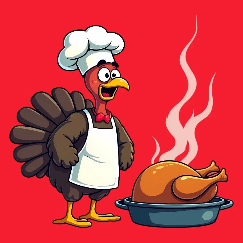 Cuisinier de dinde de Thanksgiving