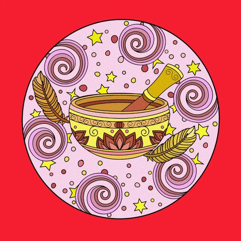 Spiral Singing Bowl Pattern