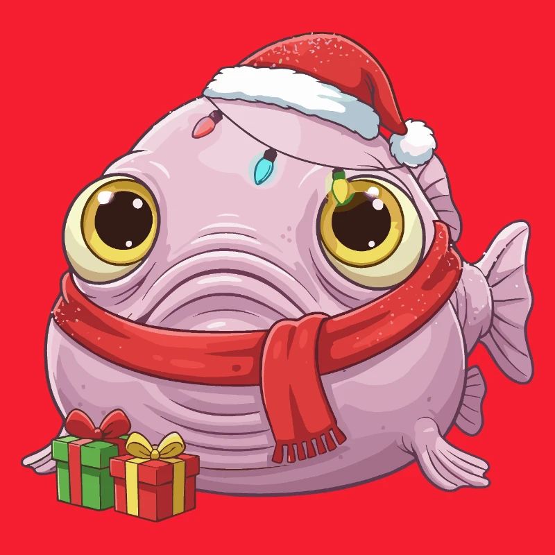 Drôle de Poisson-Blobfish - Noël avec...