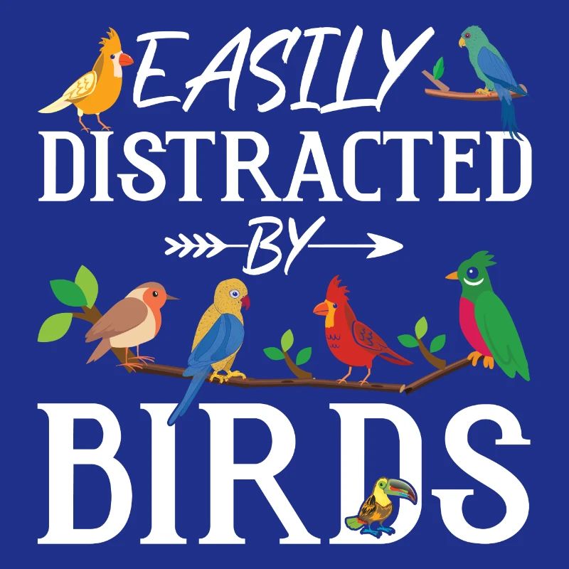 Facilement distrait par les oiseaux