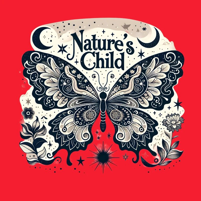 Nature's Child Butterfly Pattern