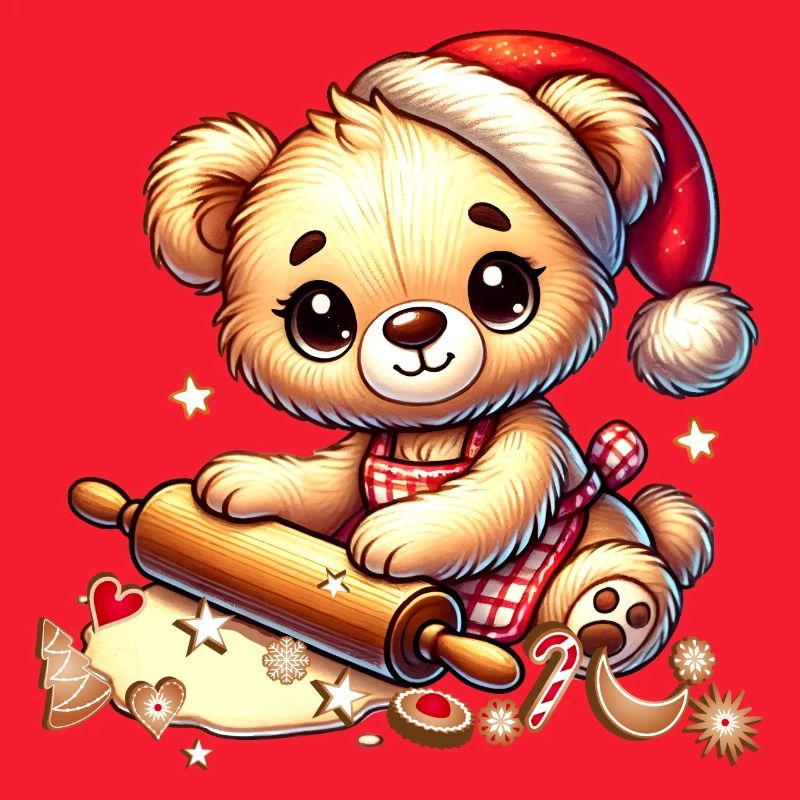Cuisson de Noël Teddy – Douce joie festive