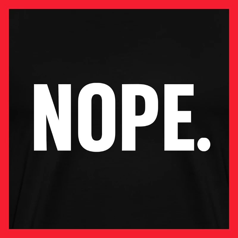 Minimalist NOPE Statement Design