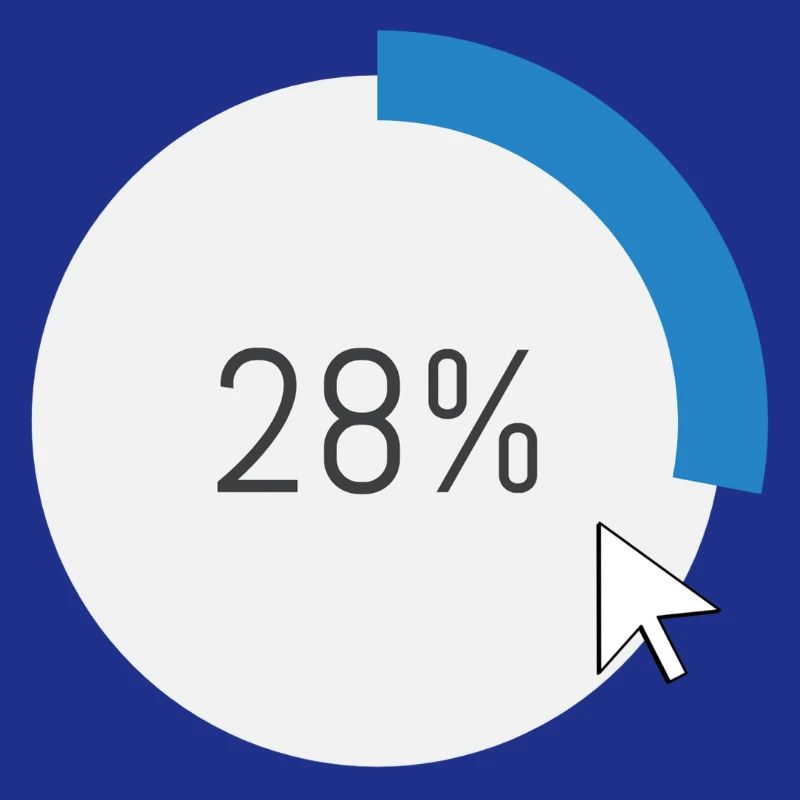 Blue Progress Ring Logiciel informatique Ordinateur PC