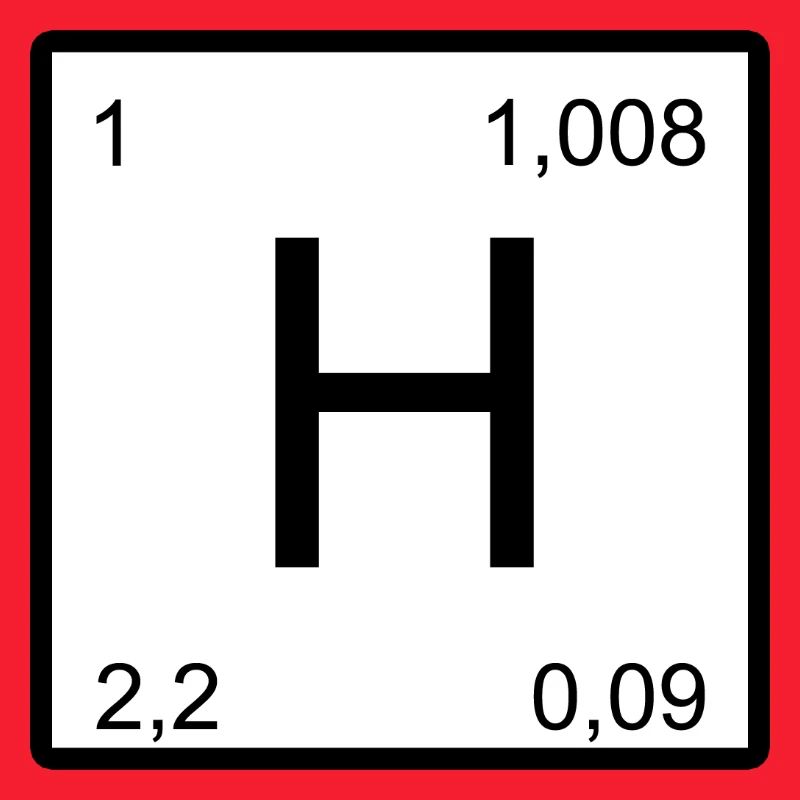 Conception du symbole de l’hydrogène