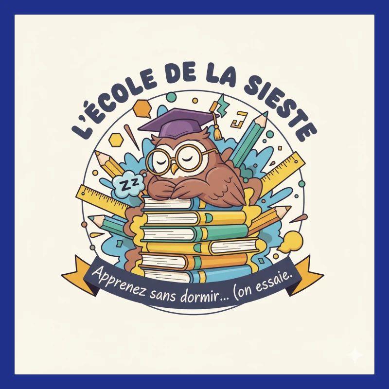 Schule der Eule Nickerchen Schüler