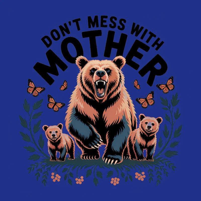 Leg dich nicht mit der Mutter an - Geschenk zum Muttertag