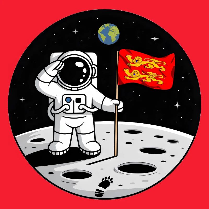 Norman Astronaut Normandy Pride Space Humor