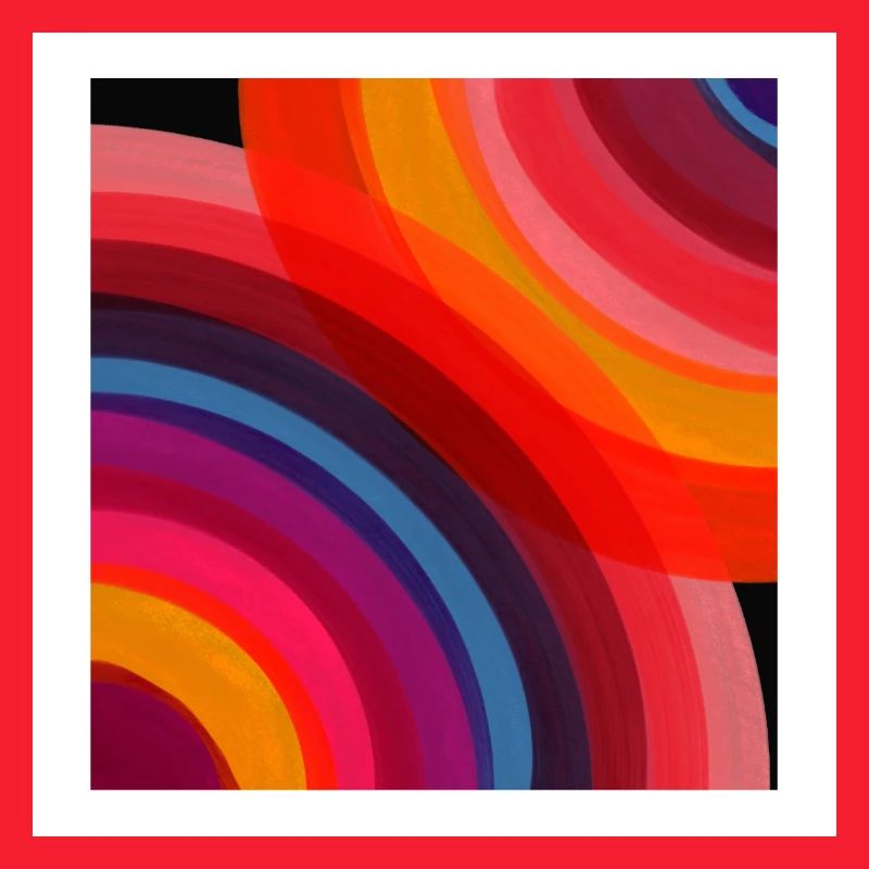 Abstrakter Regenbogen
