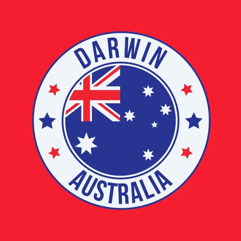 Darwin Australia Emblem Patch