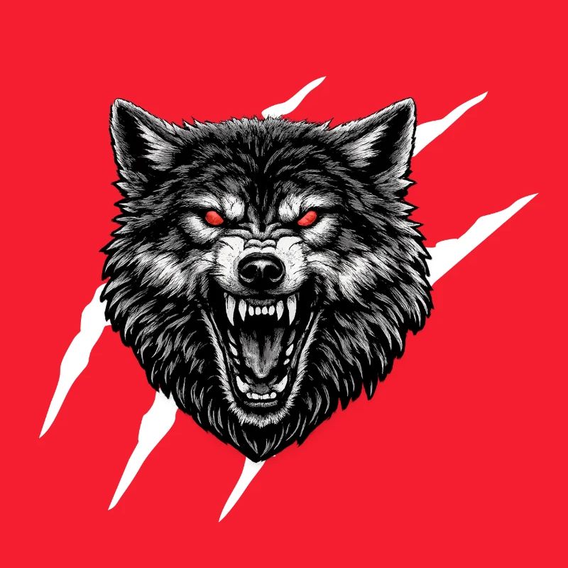 Blood Wolf Scratch Marks