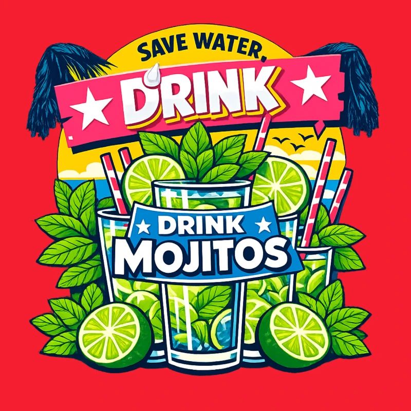 Spar das Wasser, trink Mojitos