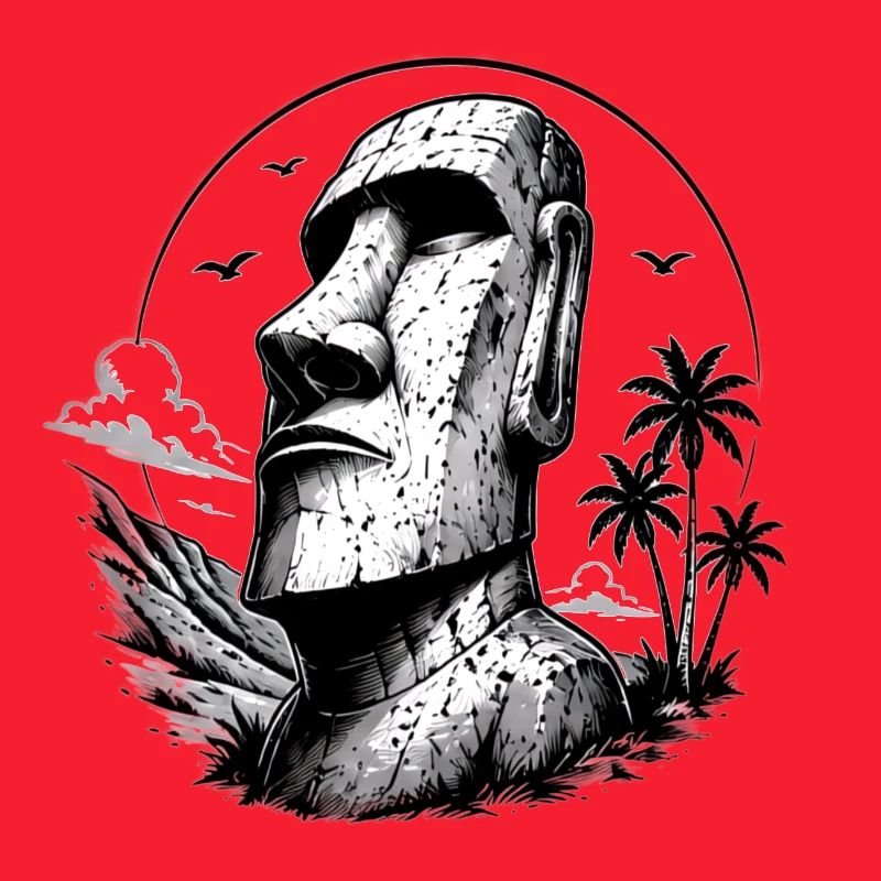 Statue de l’île de Pâques Moai