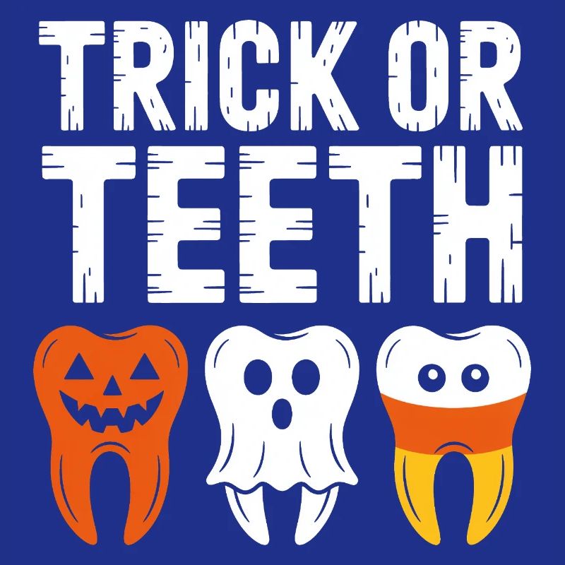 Trick oder Teeth Halloween-T-Shirt