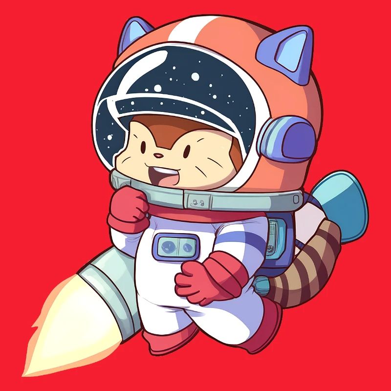 Astronaute chat en combinaison spatiale