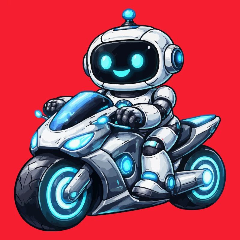 Robot sur moto