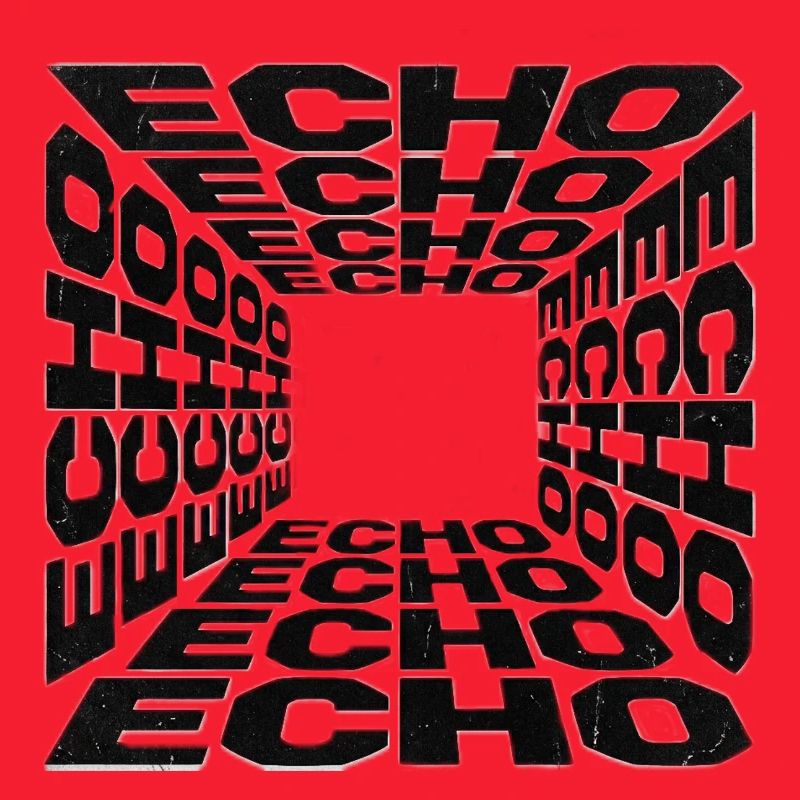 Tunnel Echoes Typographic Pattern