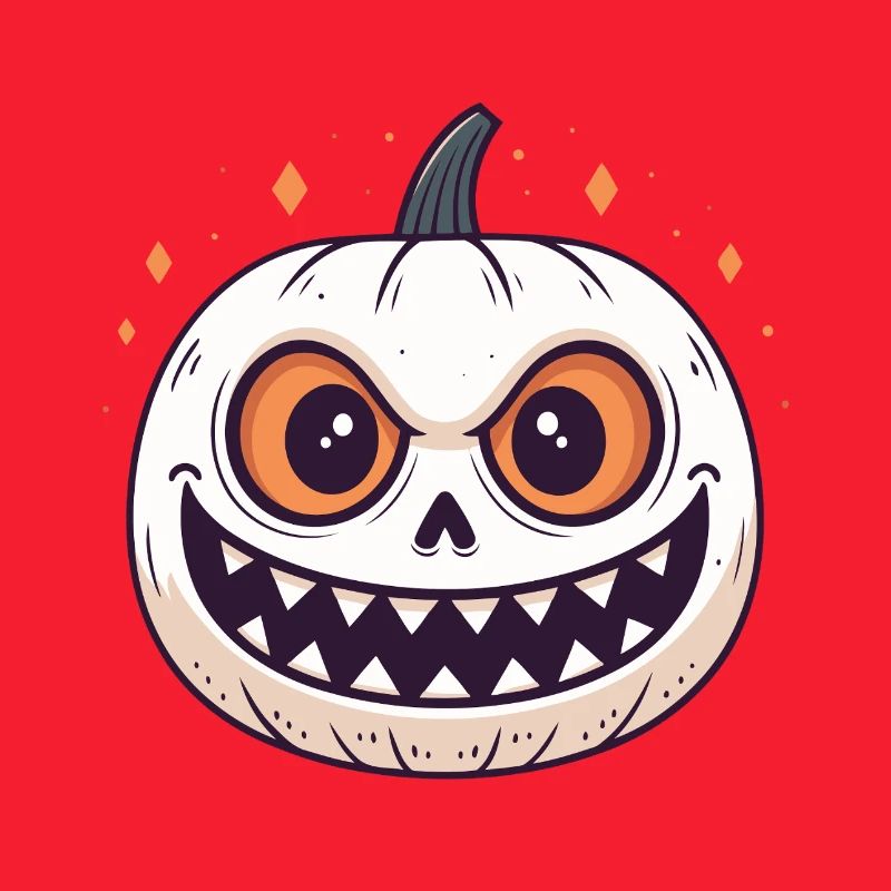 Pumpkin Spooky Smile