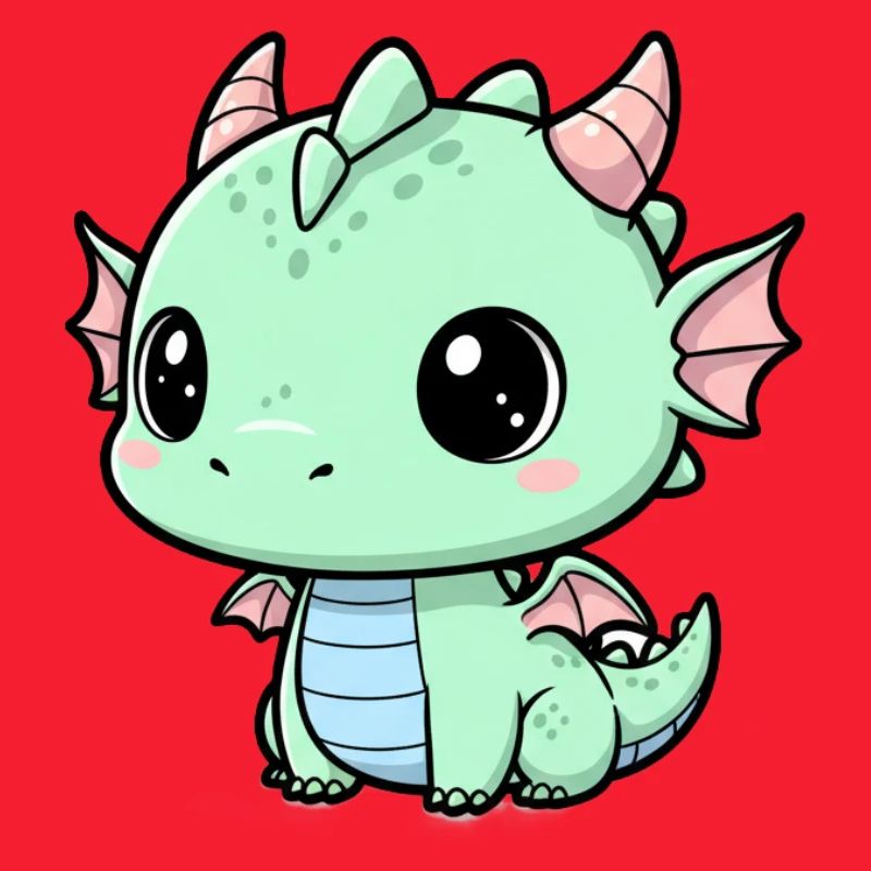 Mint Dragon Cuddle Buddy