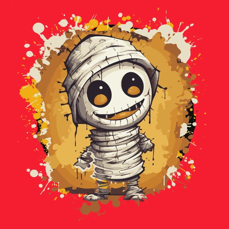 Cuddly Mummy Cartoon