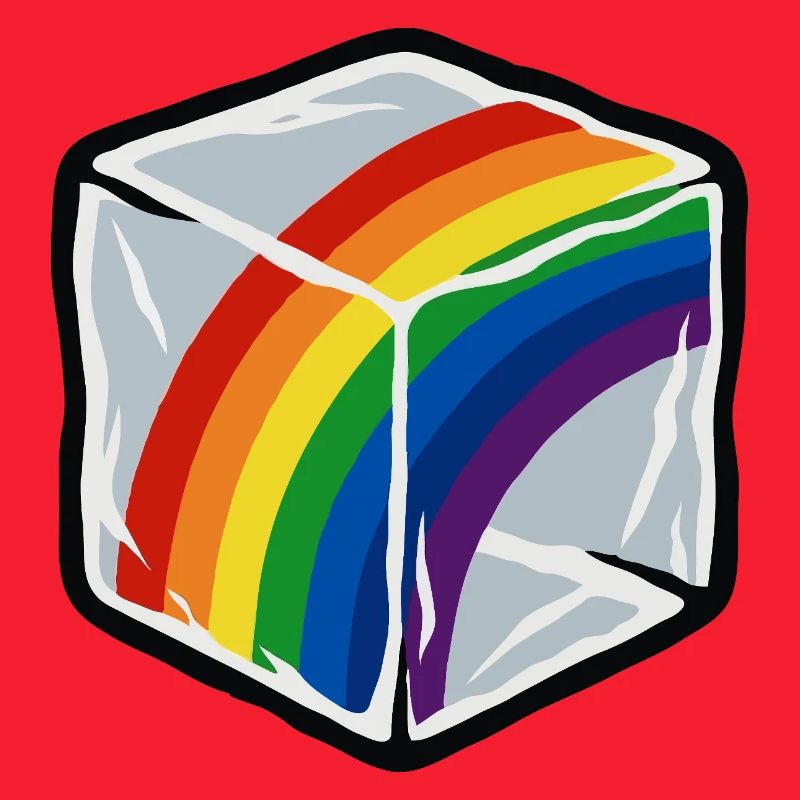 Rainbow in cube