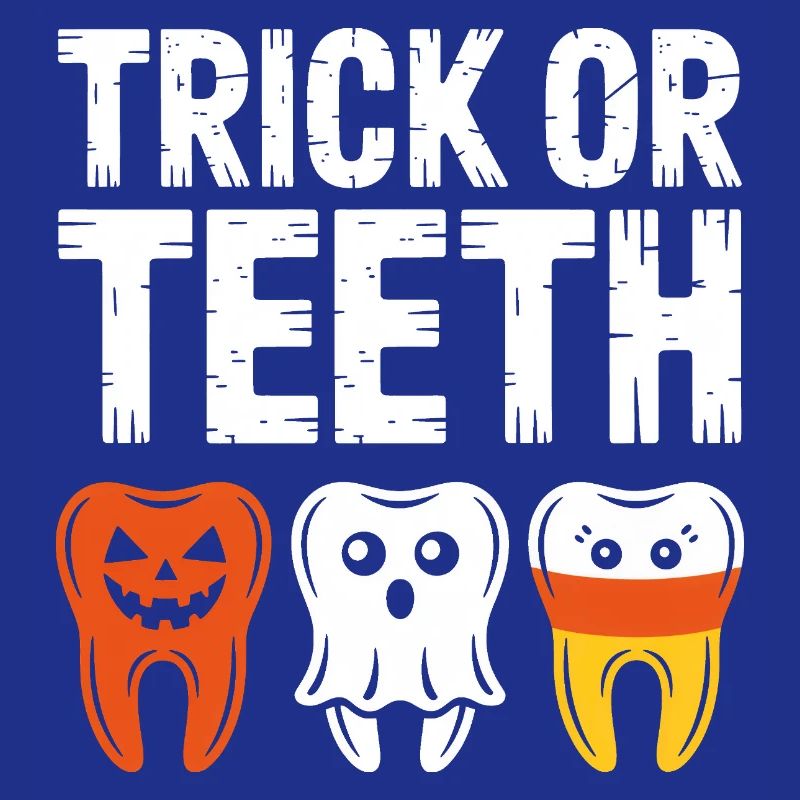 Trick oder Teeth Halloween-Trio