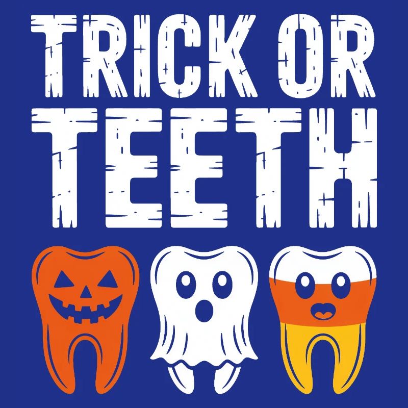 Trick oder Teeth Halloween-T-Shirt