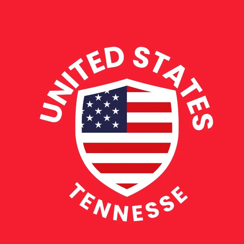 USA Tennessee Shield Flag