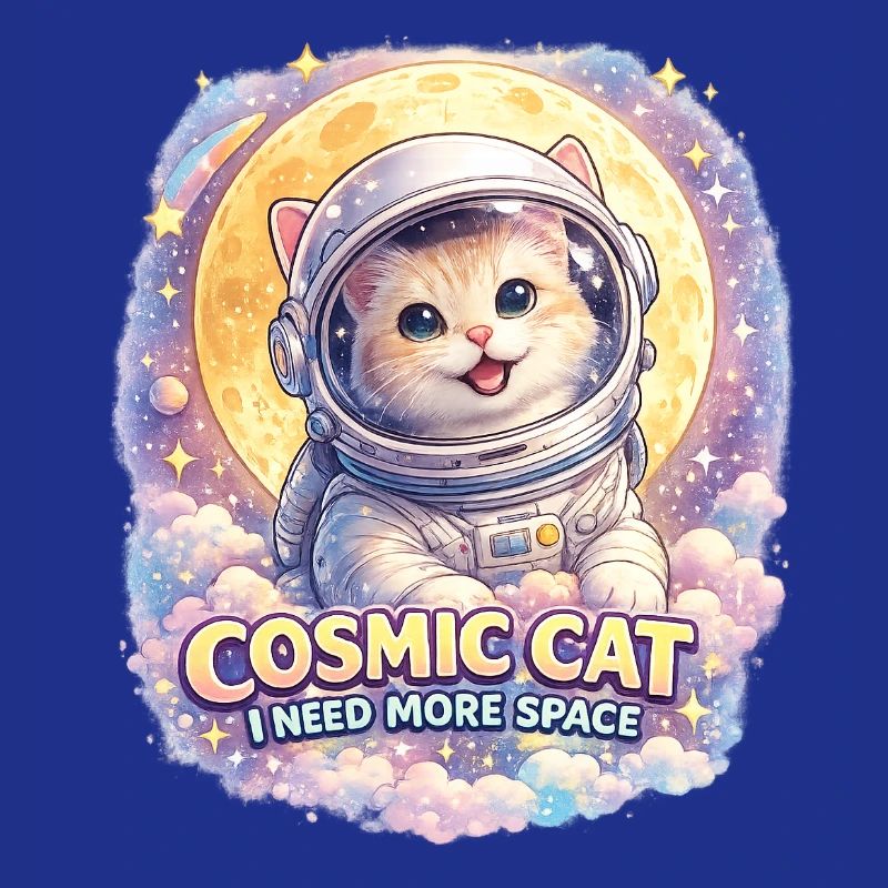 Cosmic Cat - Chat mignon dans l’espace