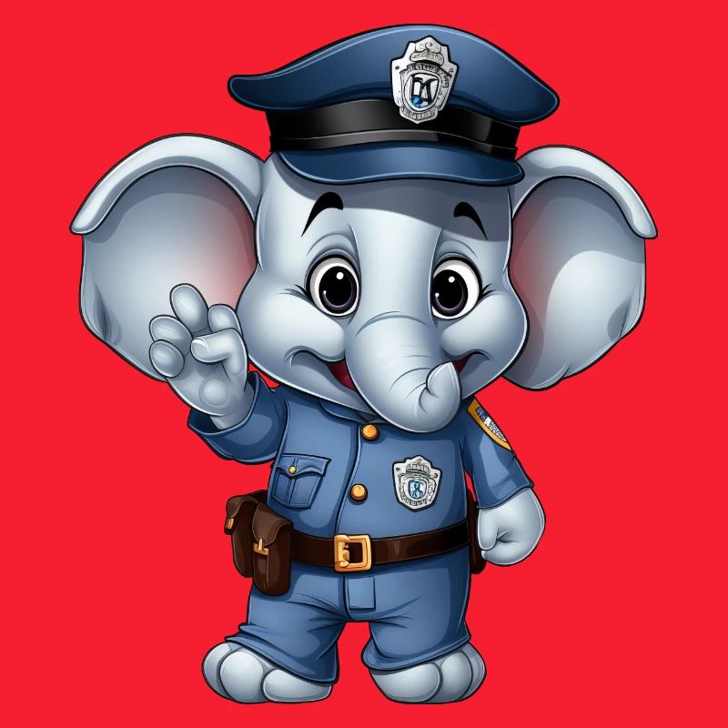 Polizei Elefäntchen