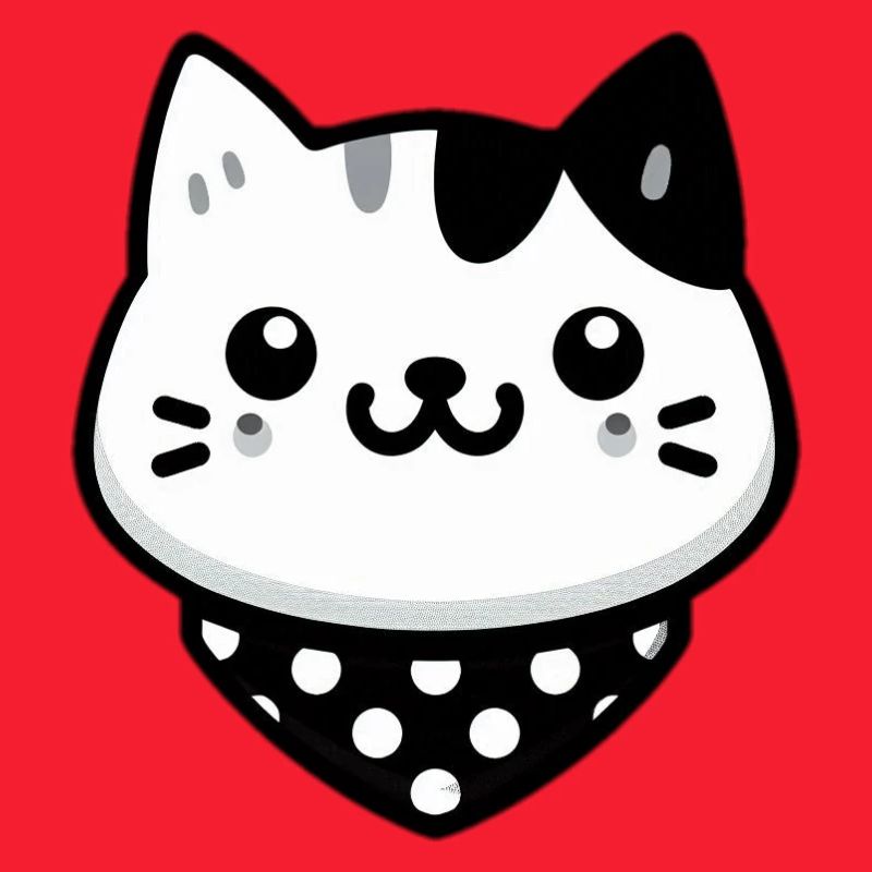 Cat Head Kawaii