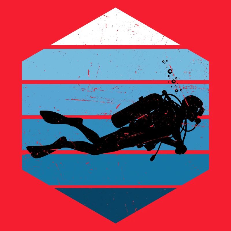 Concentration pure de plongée