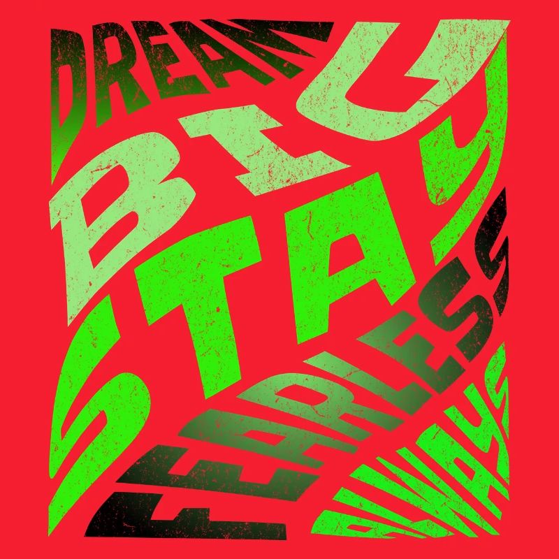 DREAM BIG Neon Typografie