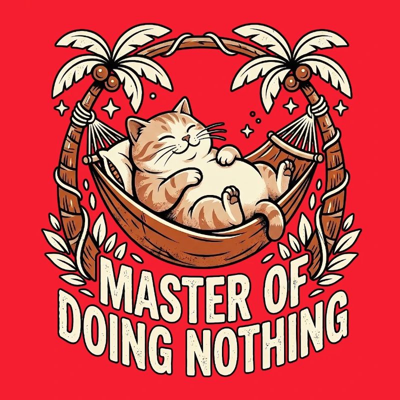 Cat Master Of Doing Nothing