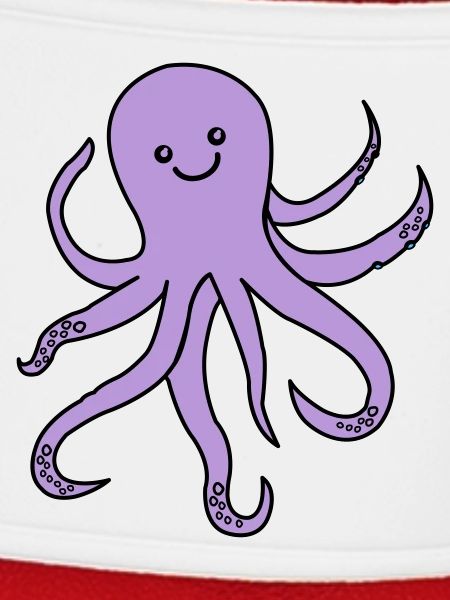 Purple Octopus Charm