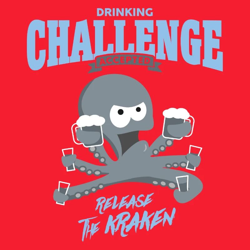 drinking challenge accepted - release the kraken